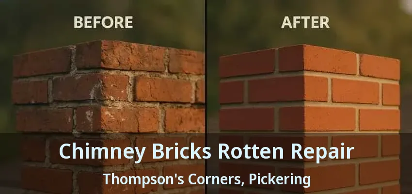 Chimney Bricks Rotten Repair Thompson's Corners, Pickering - ON Chimney Bricks Rotten Repair Thompson's Corners, Pickering - ON