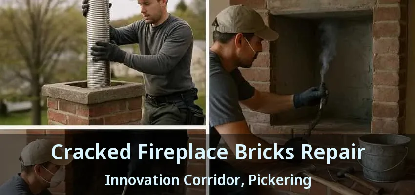 Cracked Fireplace Bricks Repair Innovation Corridor, Pickering - ON Cracked Fireplace Bricks Repair Innovation Corridor, Pickering - ON