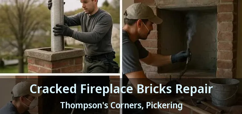 Cracked Fireplace Bricks Repair Thompson's Corners, Pickering - ON Cracked Fireplace Bricks Repair Thompson's Corners, Pickering - ON