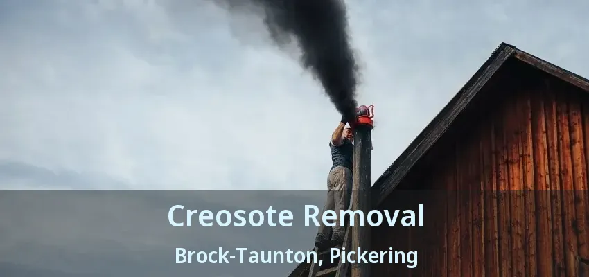 Creosote Removal Brock-Taunton, Pickering - ON