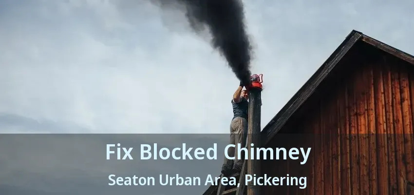 Fix Blocked Chimney Seaton Urban Area, Pickering - ON