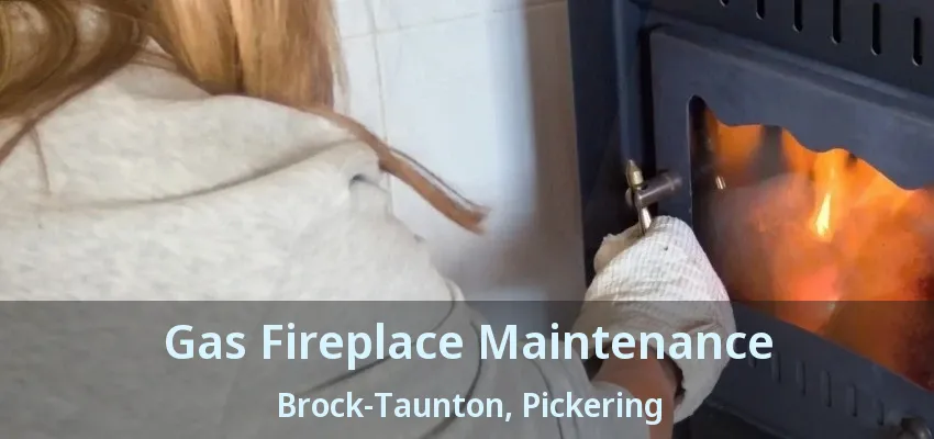 Gas Fireplace Maintenance Brock-Taunton, Pickering - ON